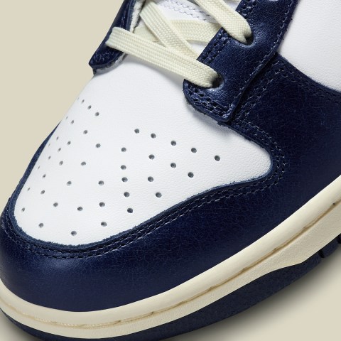 Nike Dunk Low Vintage Navy White Sail FN7197-100 | SneakerNews.com