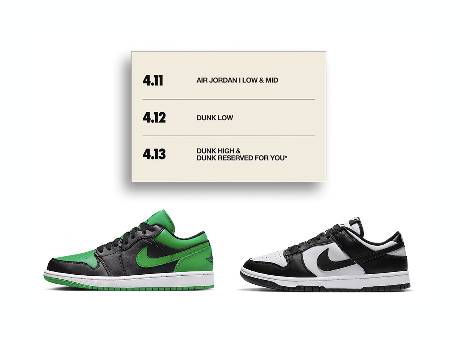 Legeme jubilæum Gå ned Panda Dunk Restock Nike 3 Days Of Drops April 2023 | SneakerNews.com