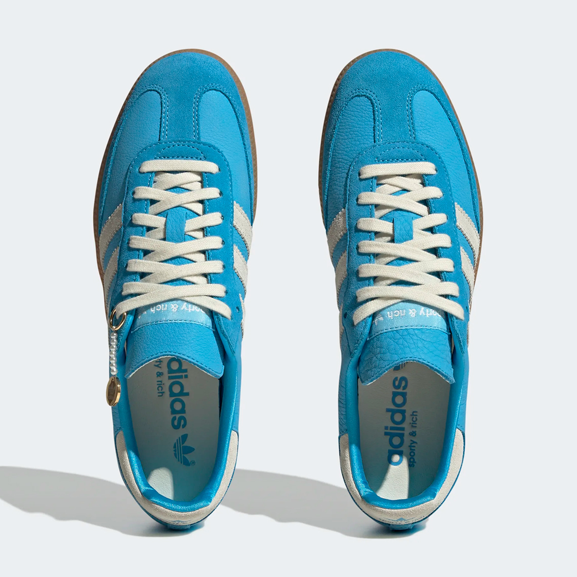 Sporty And Rich adidas Samba Blue Rush IE6975 1