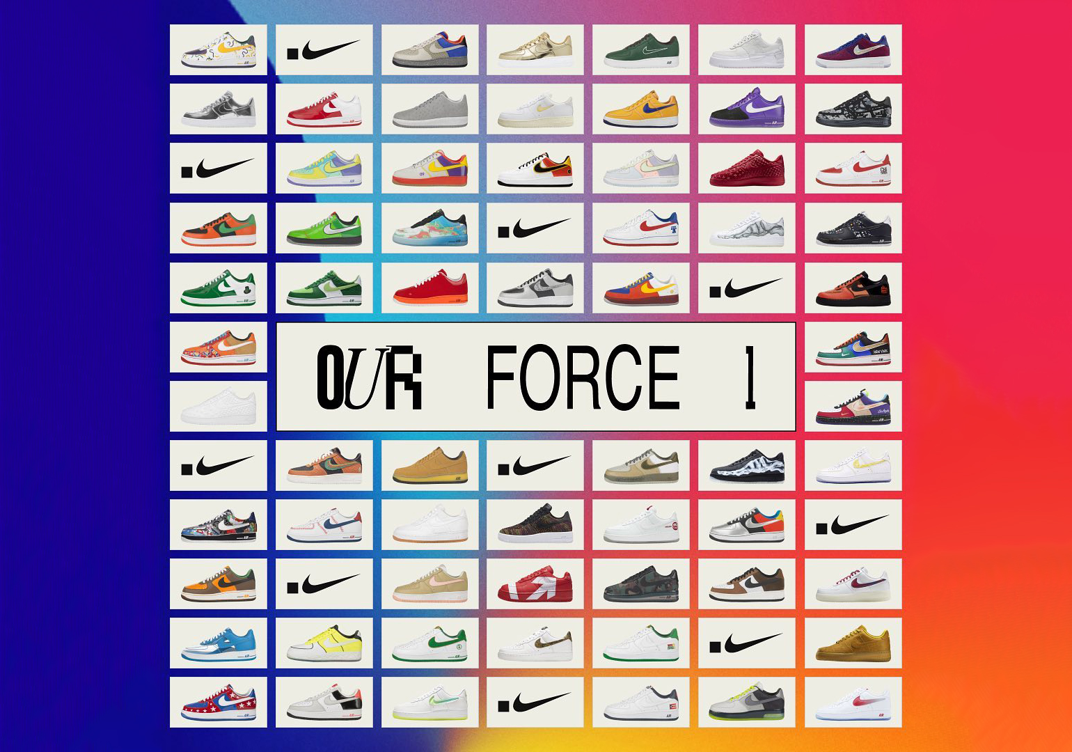 Swoosh Nike Our FOrce 1 Collection 00