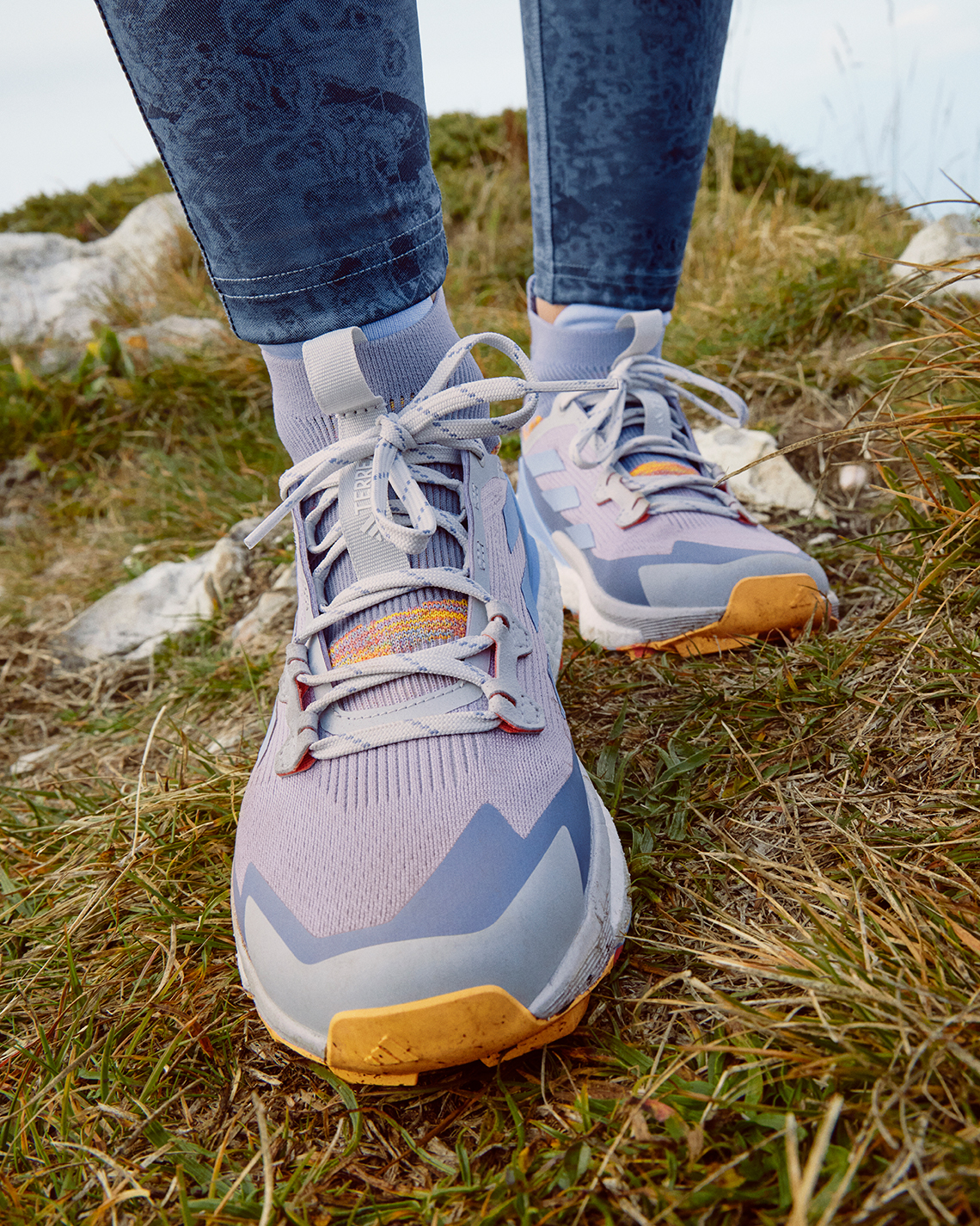 Adidas Terrex Free Hiker 2 0 Silver Violet Blue Dawn Core Black Hq8398 6