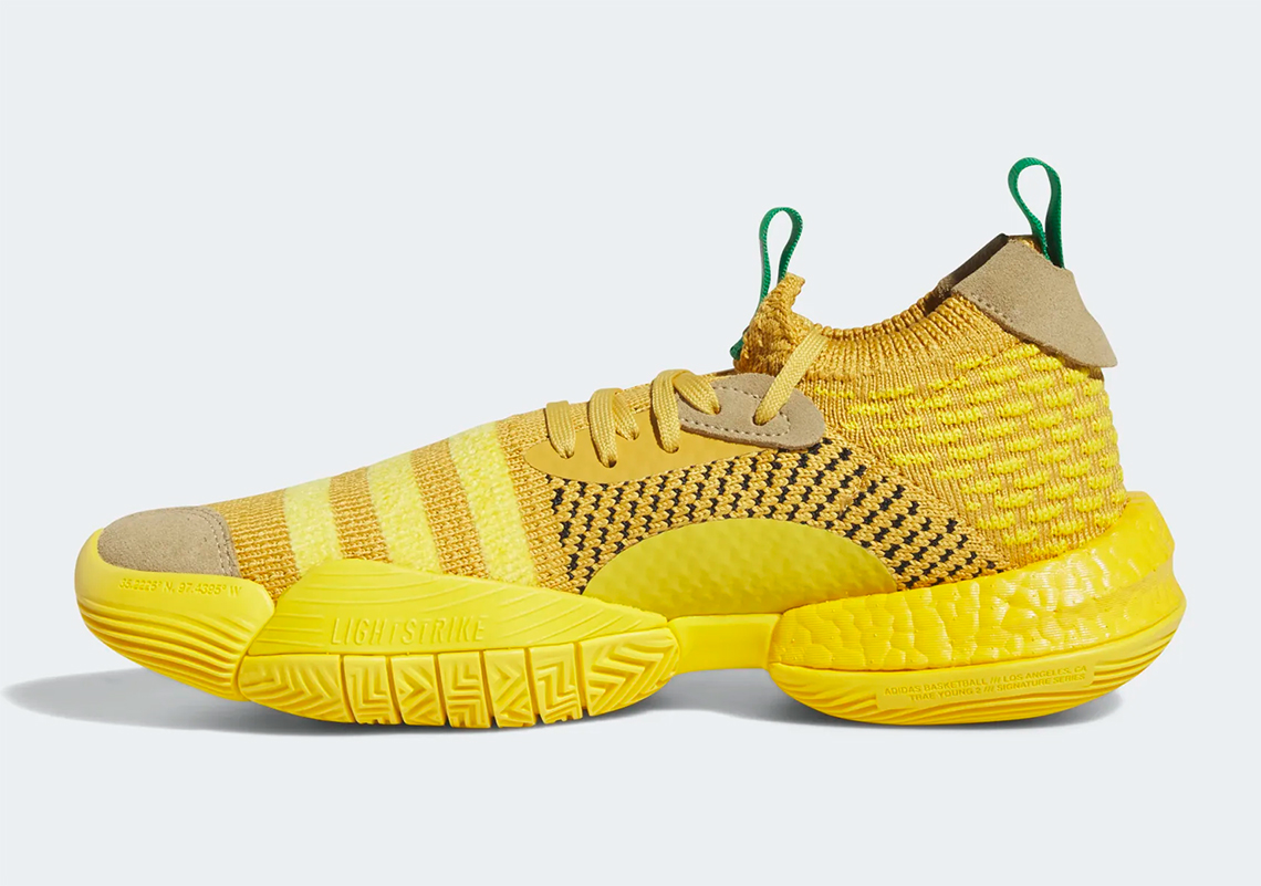 Adidas Trae Young 2 Hazy Yellow Almost Yellow Team Green Ig4793 3