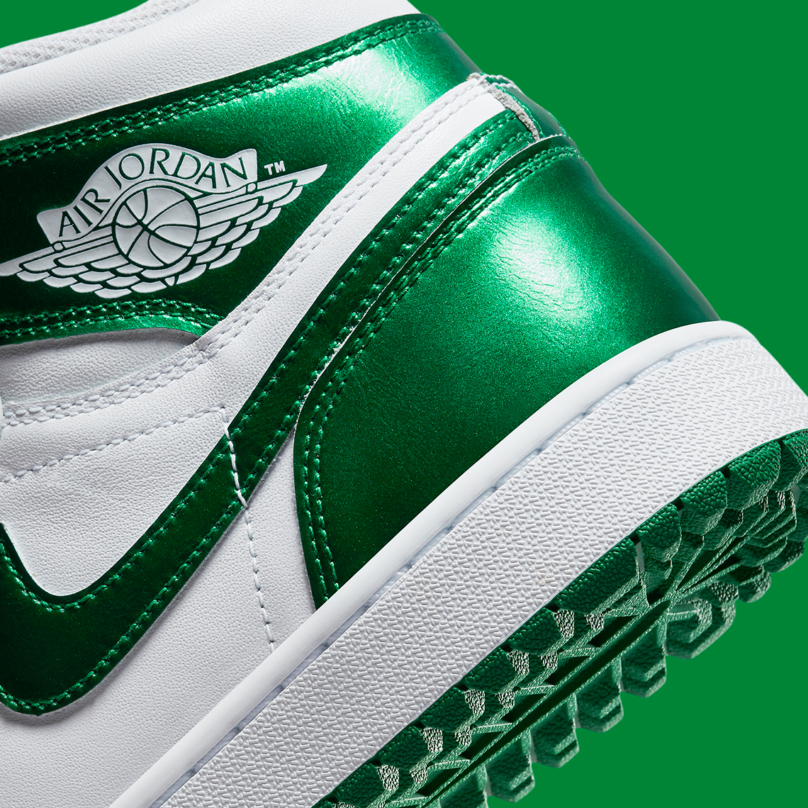 Air Jordan 1 High Golf Metallic Green DQ0660-130 | SneakerNews.com