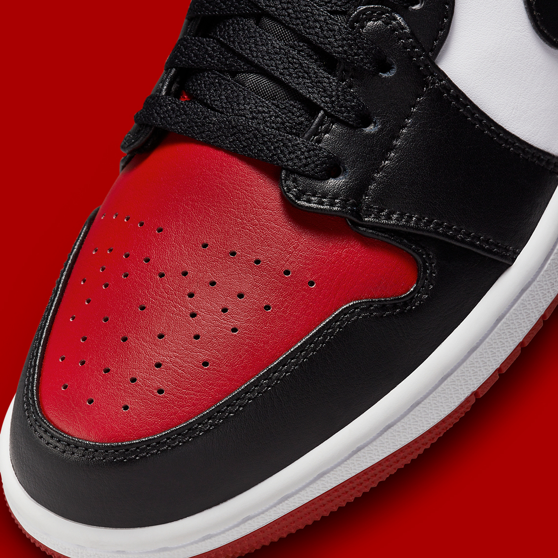 Air Jordan 1 Low Bred Toe 553558-161 | SneakerNews.com