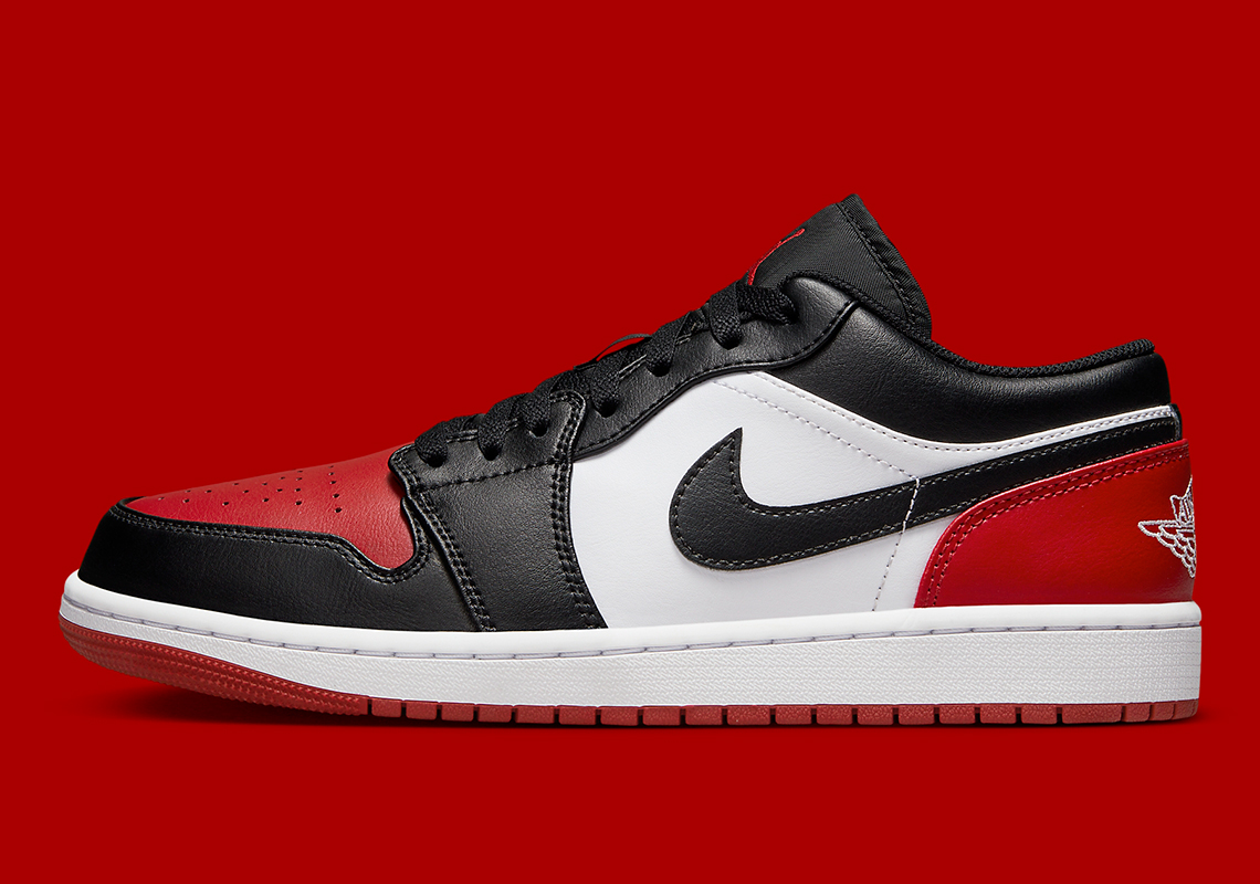 Air Jordan 1 Low Bred Toe 553558 161 SneakerNews