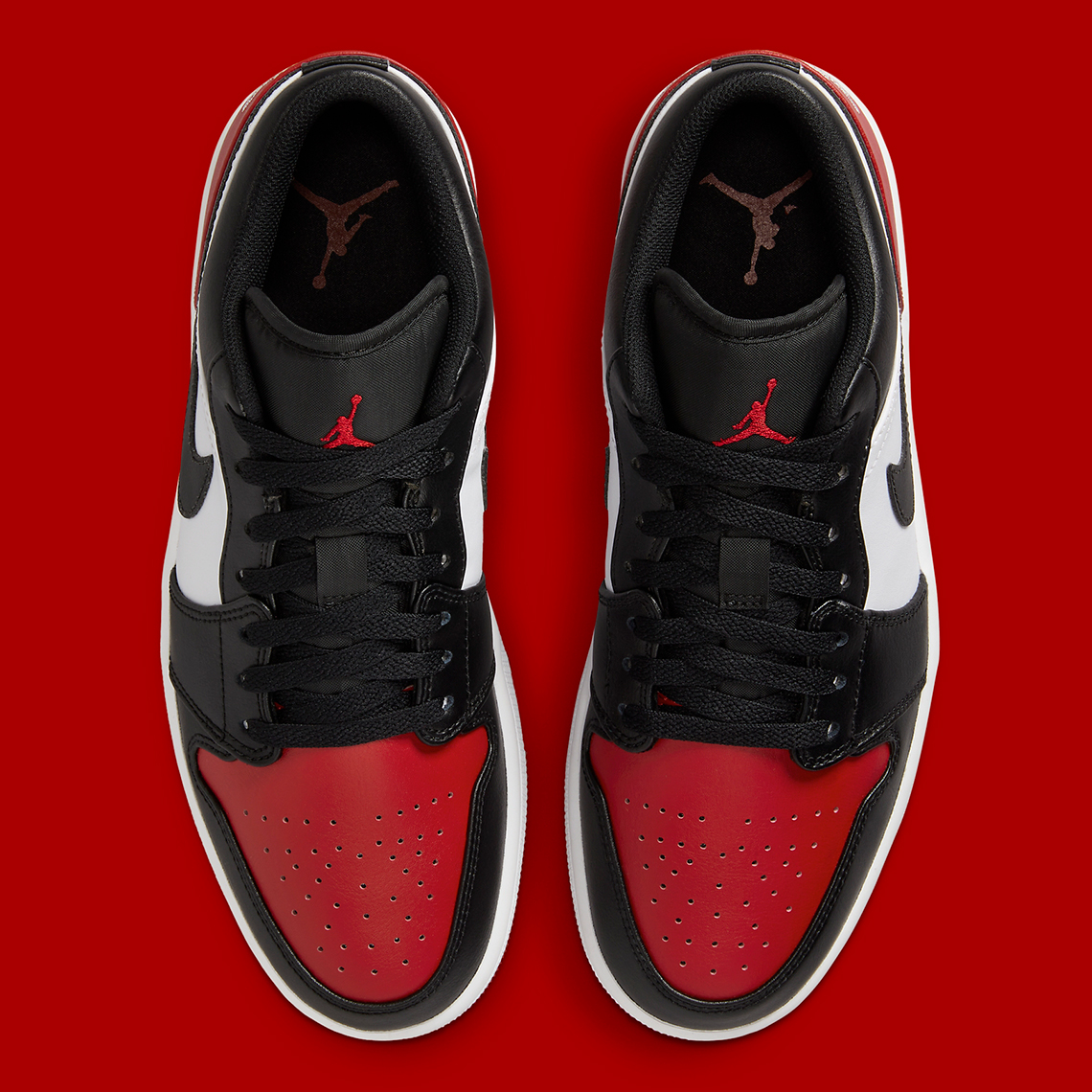 Air Jordan 1 Low Bred Toe 553558-161 | SneakerNews.com