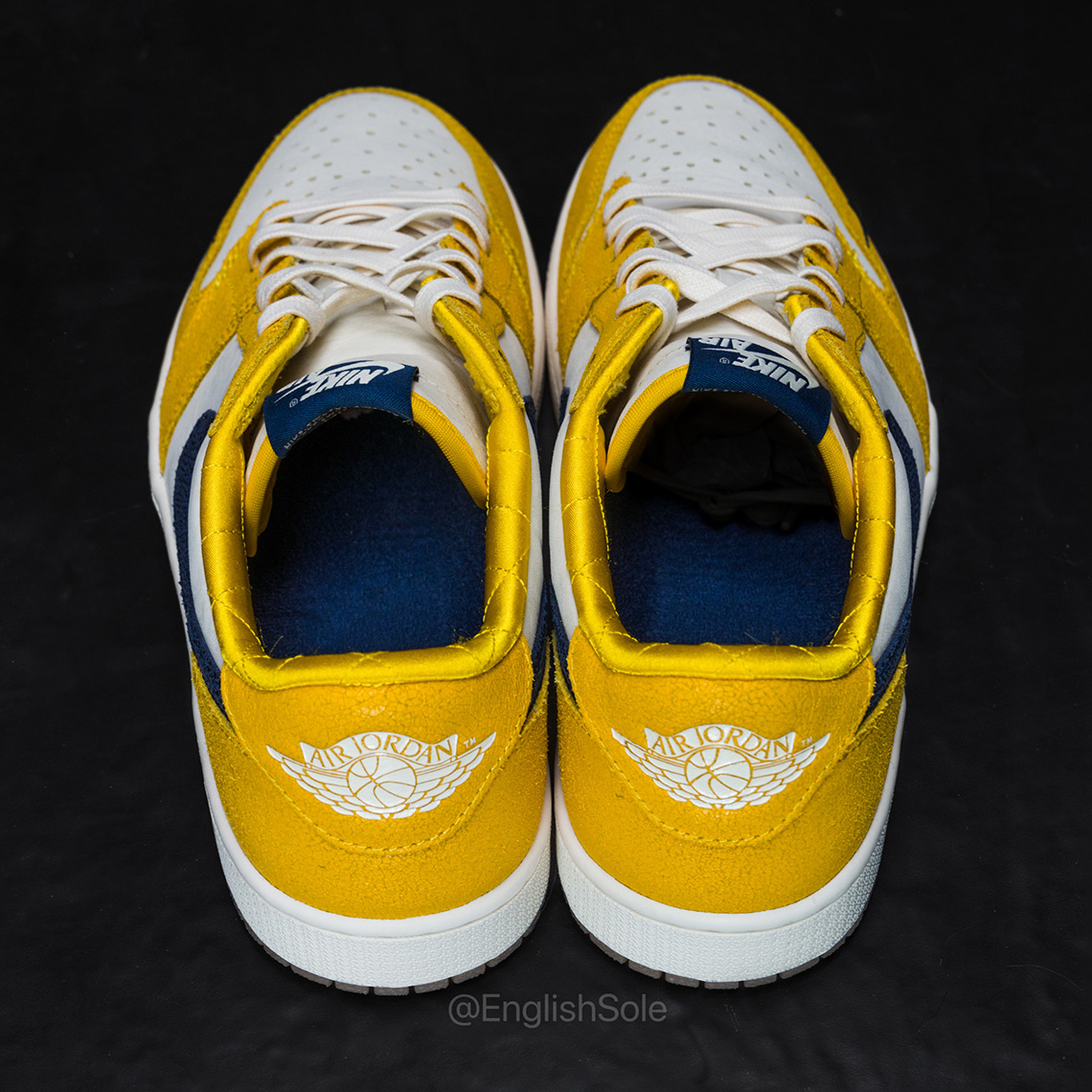 Closer Look Air Jordan 1 Low OG Michigan PE SneakerNews