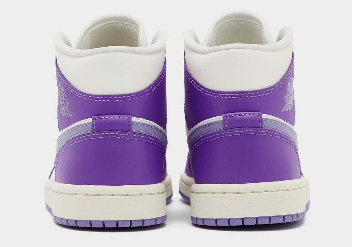 Air Jordan 1 Mid Purple Lilac Sail 3