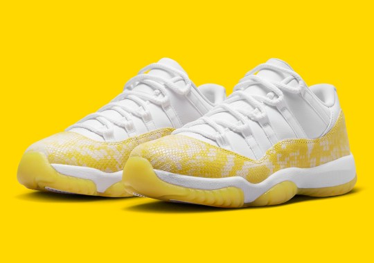 The Air Jordan 11 Low “Yellow Snakeskin” Releases On May 11th