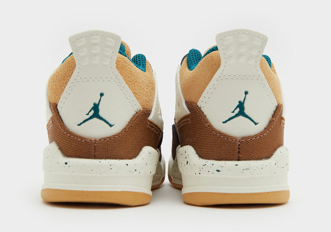 air jordan 4 retro td brown teal gum 3