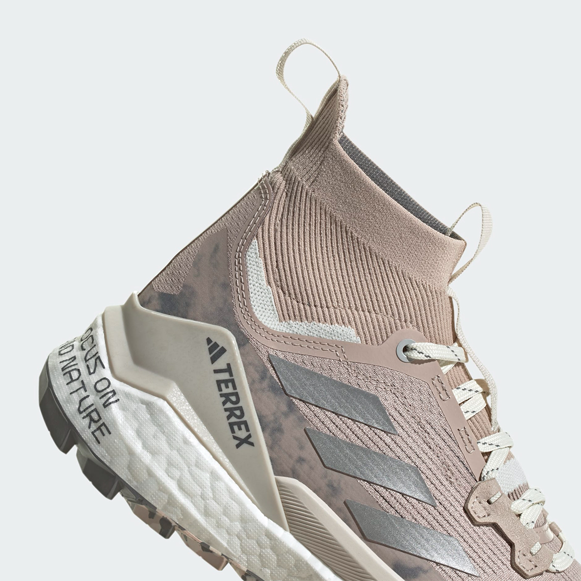 And Wander Adidas Terrex Free Hiker 2 Womens Wonder Taupe Matte Silver Olive Strata Hq1443 1