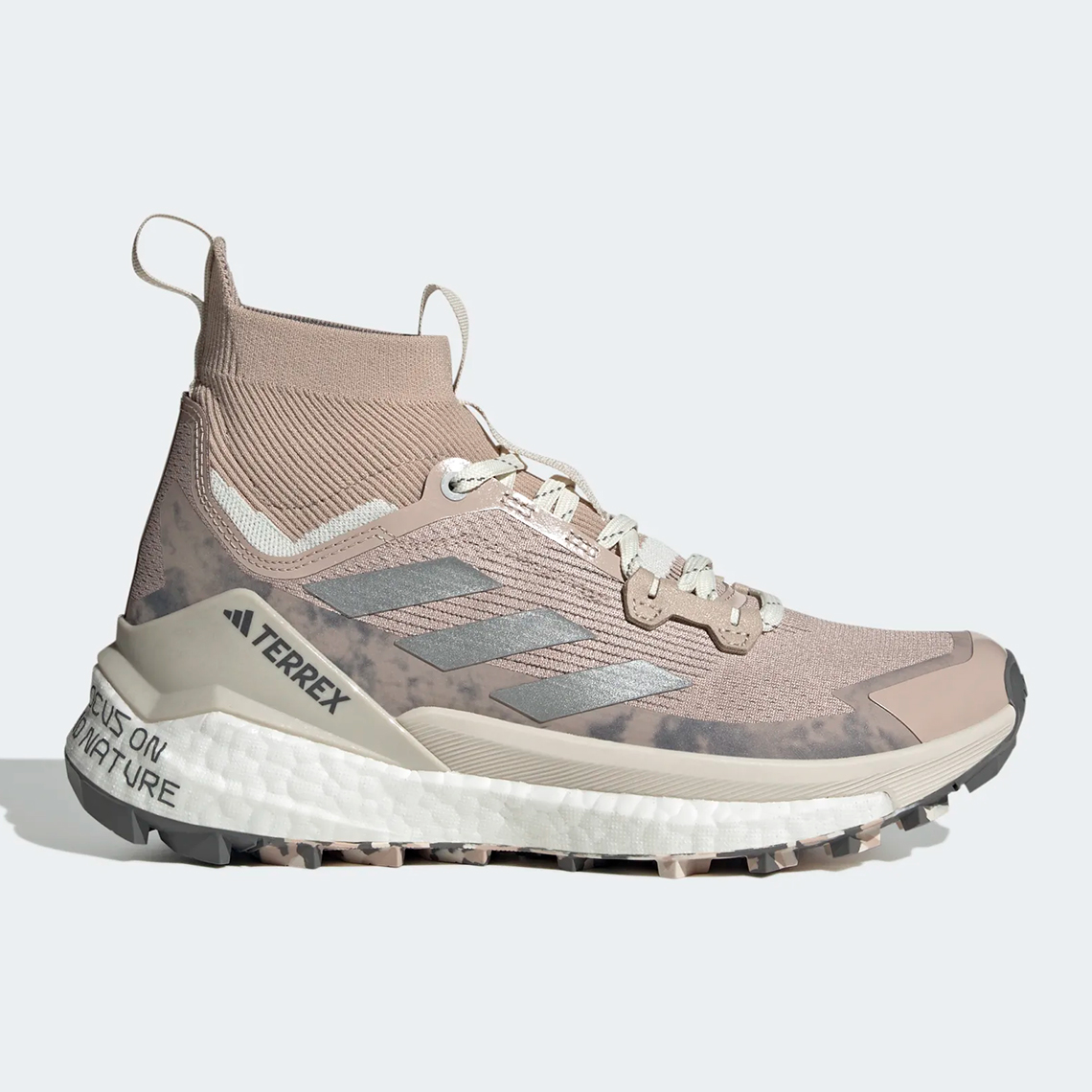 And Wander Adidas Terrex Free Hiker 2 Womens Wonder Taupe Matte Silver Olive Strata Hq1443 5