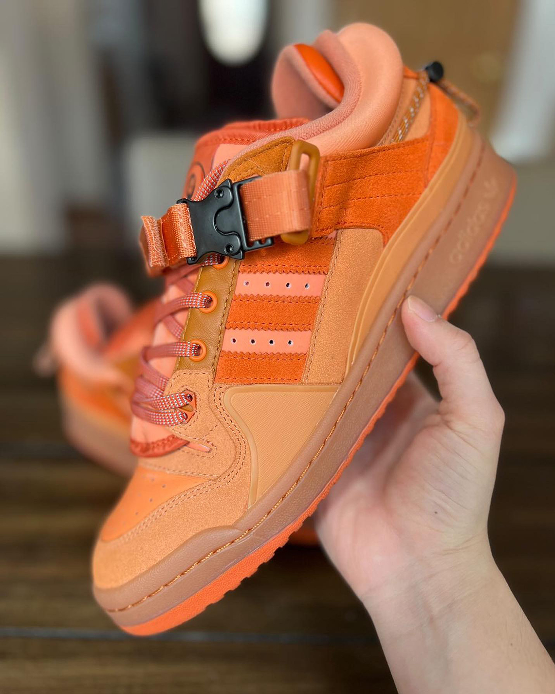 bad bunny adidas Used forum buckle orange sample 1