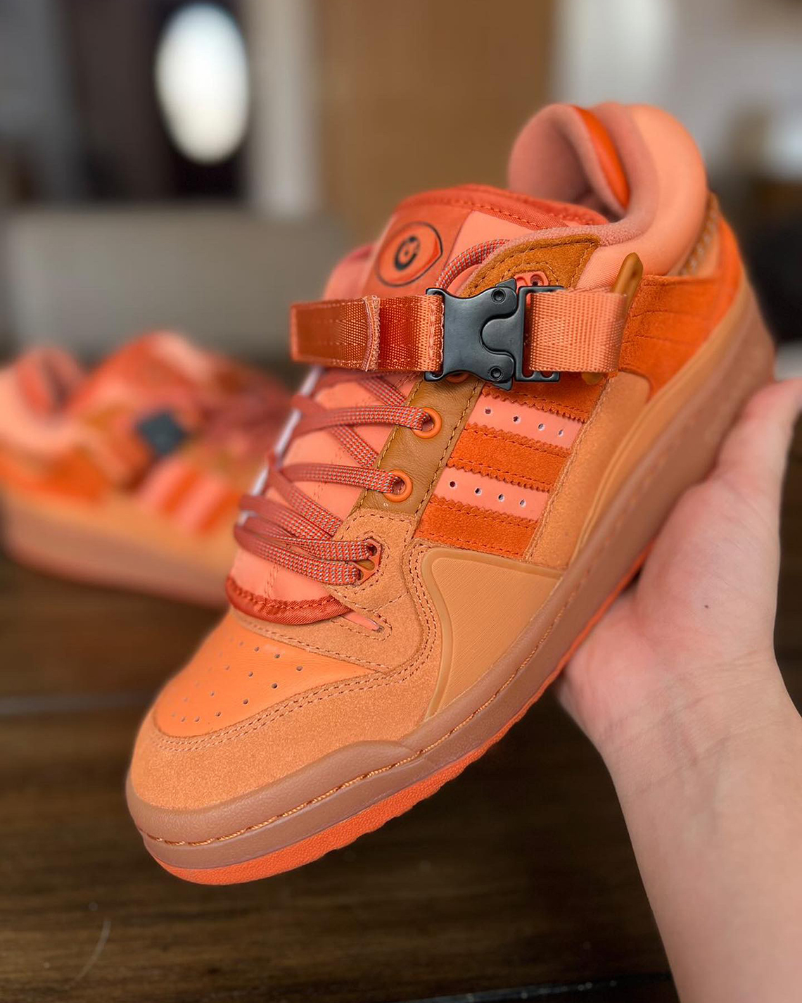 bad bunny adidas Used forum buckle orange sample 4