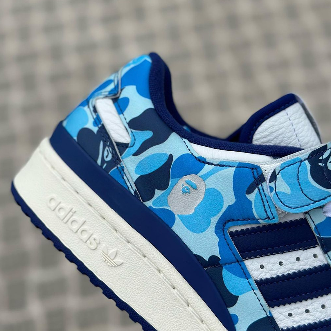 Bape adidas ultra Forum Blue Camo 2