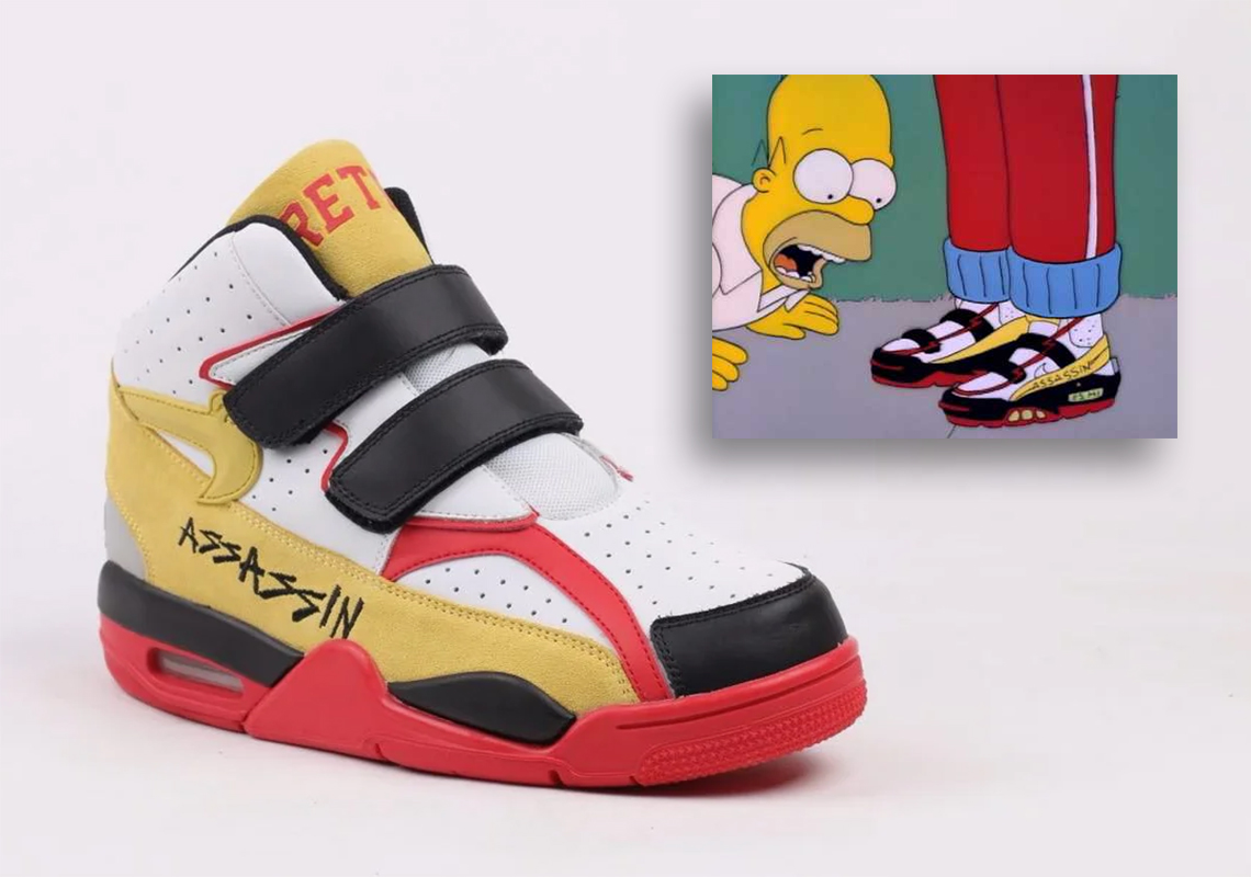 Homer Simpson Assassin Sneakers Retro Clothing 1