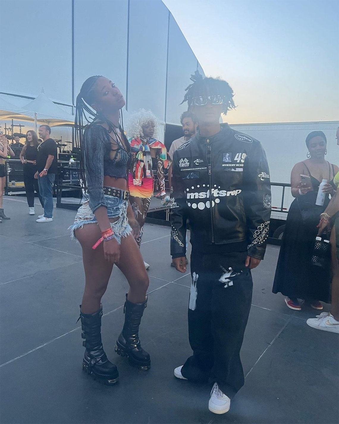 Jaden Smith Performs With Willow at Coachella 2023 in MSFTSrep