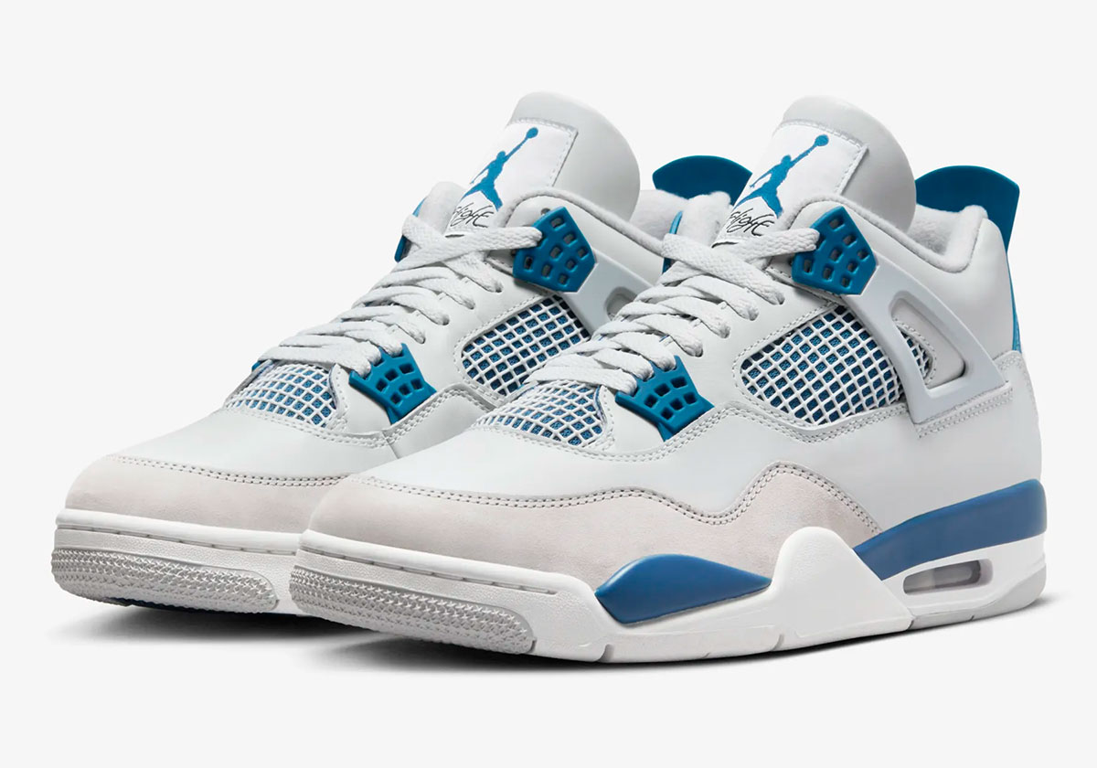 The "Military Blue" Jordan 4 Will Release Via Exclusive Access On April 25th