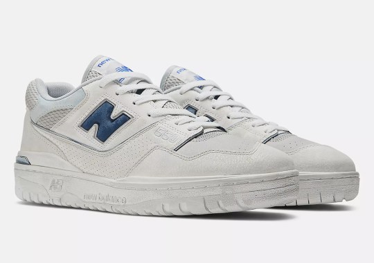New Balance Reimagines The 550 With Pre-Worn Detailing For Grey Day
