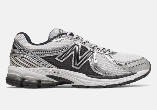 The New Balance 860v2 Dresses Up In Silver And Black