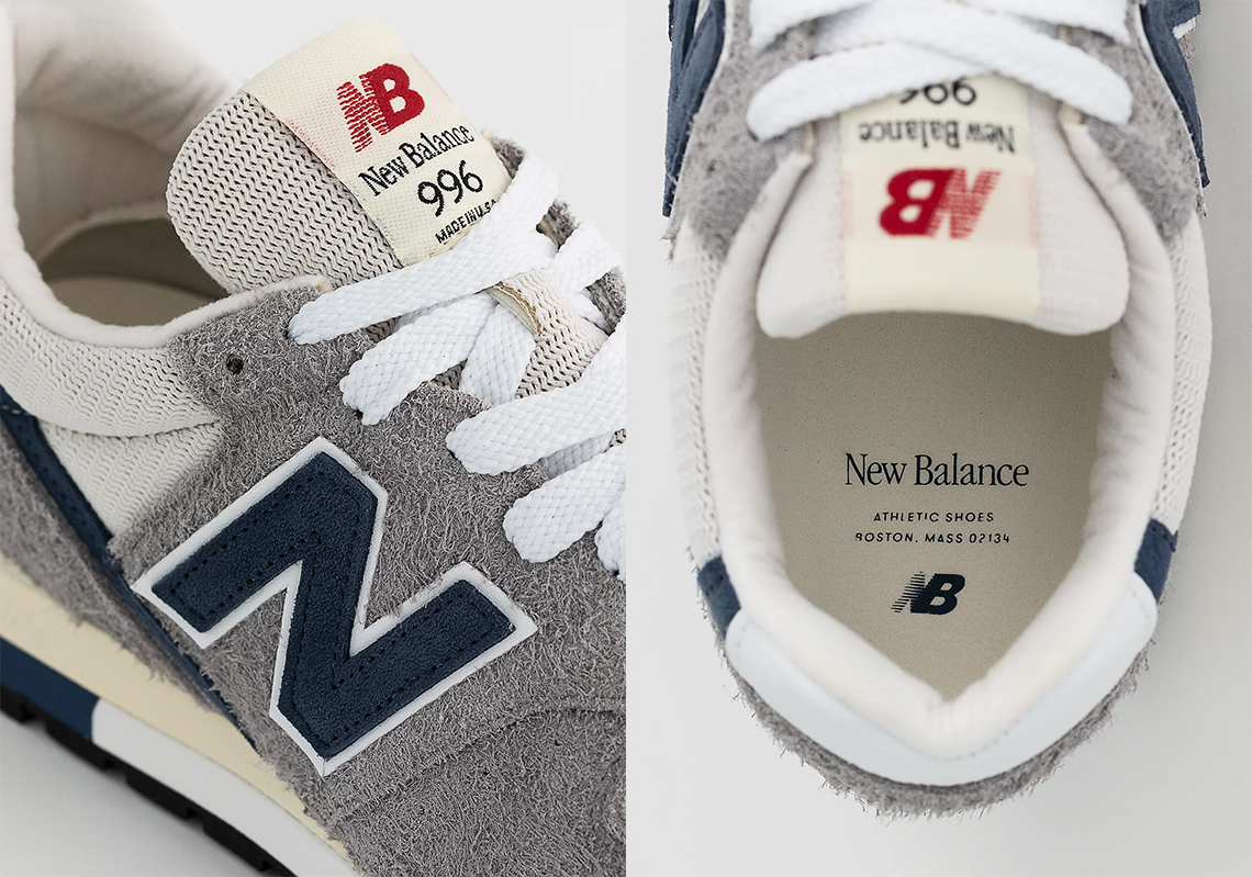 New Balance 996 Made In USA Grey/Navy U996TE | SneakerNews.com