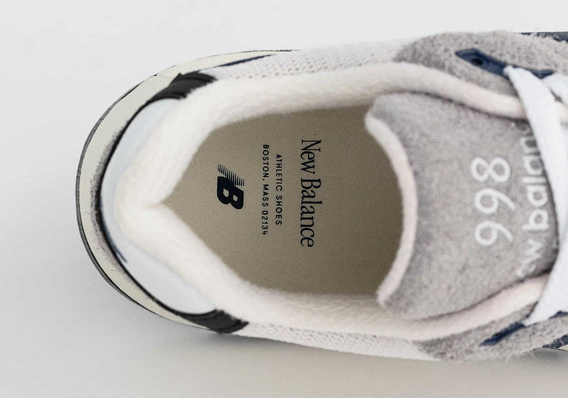 New Balance 998 MADE in USA Grey Navy U998TA | SneakerNews.com