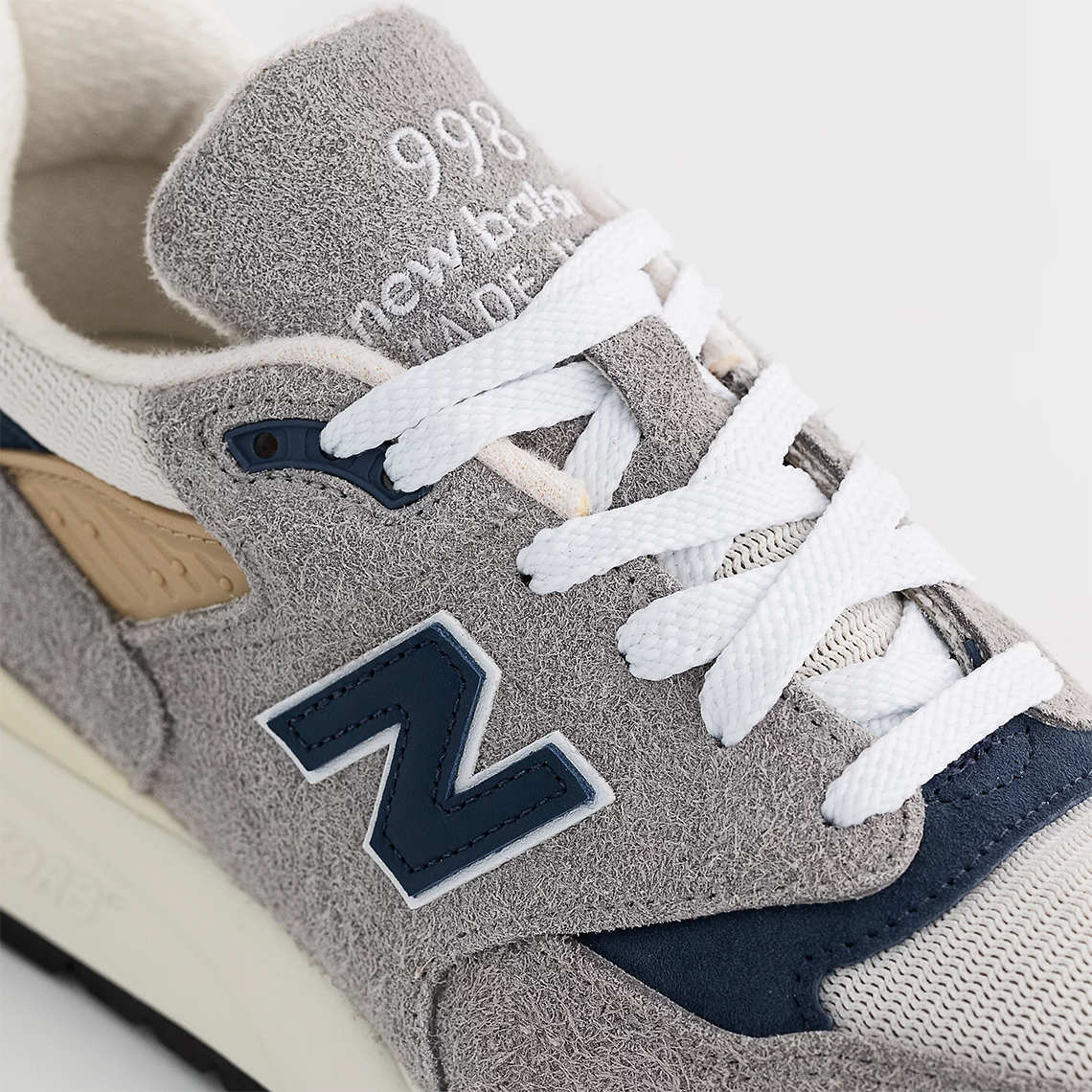 New balance 998 shop made in usa grey/navy