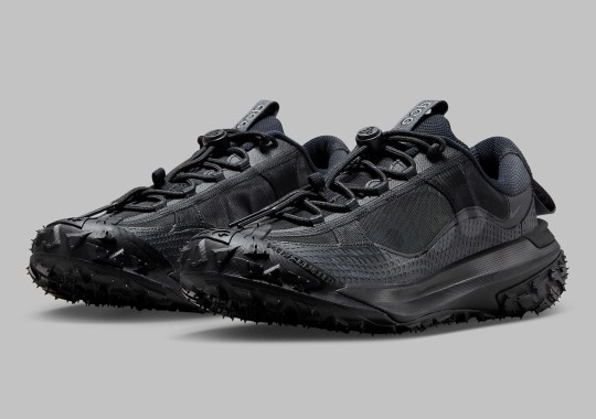 The Nike ACG Mountain Fly 2 Low Appears In Stealthy “Black/Anthracite” Color Scheme