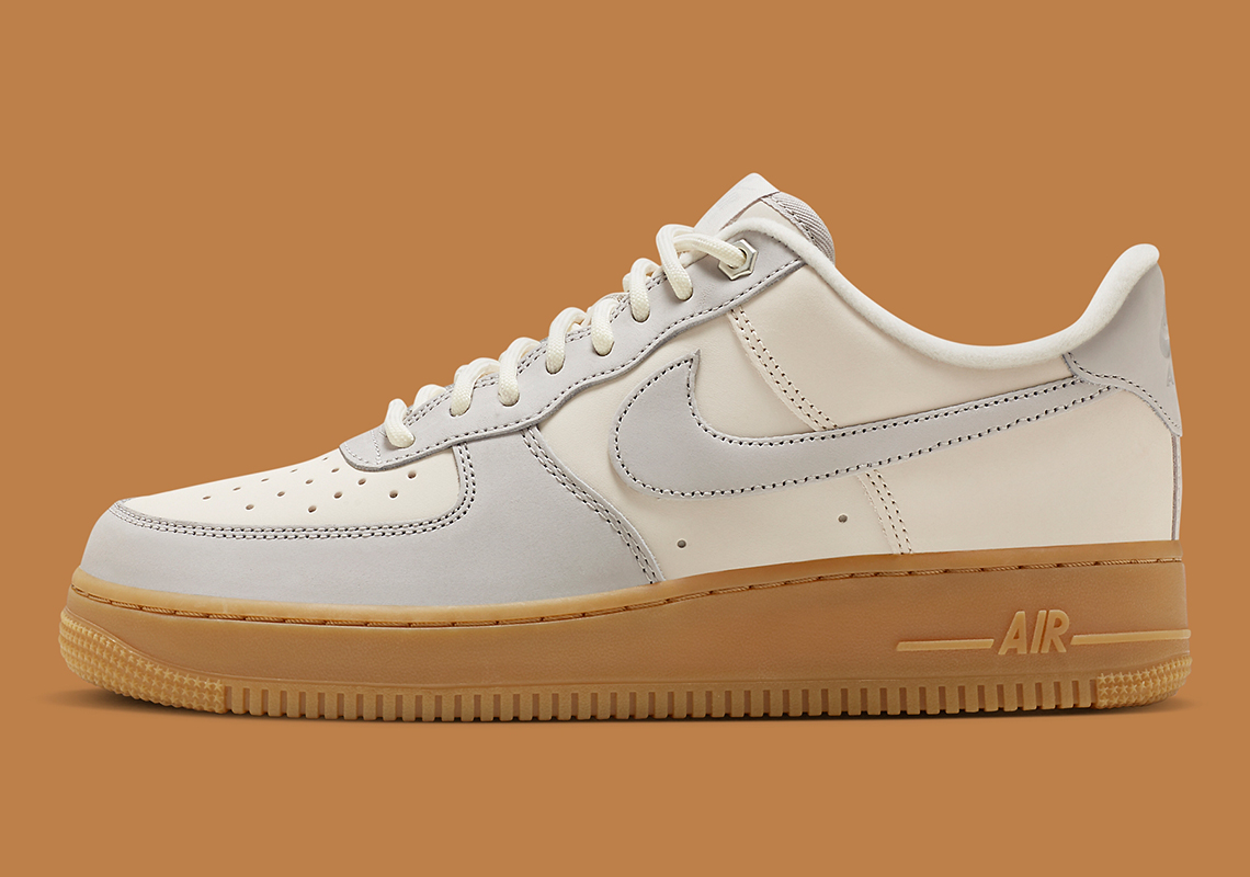 The Nike Air Force 1 Low Gets Ready For Summer With Off White Uppers And Gum Soles