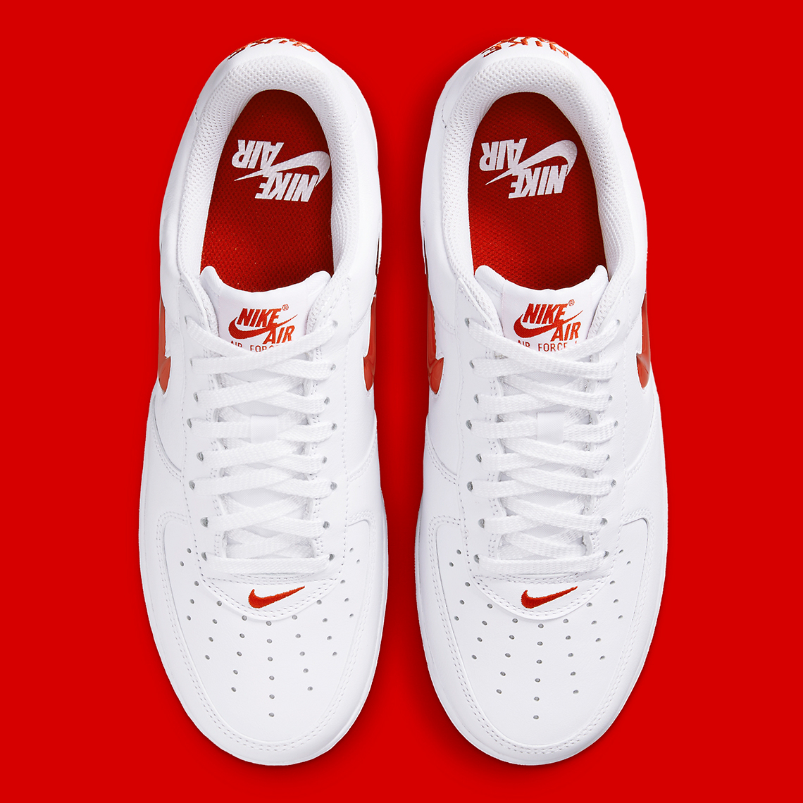 Nike Air Force 1 Low Color Of The Month White Red Fn5924 101 2
