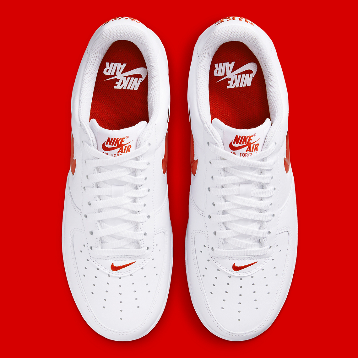 Add Some Heat To Your Holiday Rotation With The Nike Air Force 1 Low  Premium Team Red Sail - Sneaker News