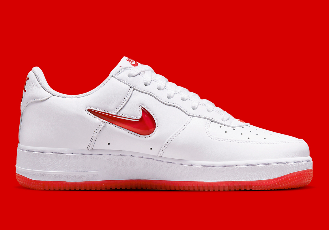 Nike Air Force 1 Low White/Red Color of the Month
