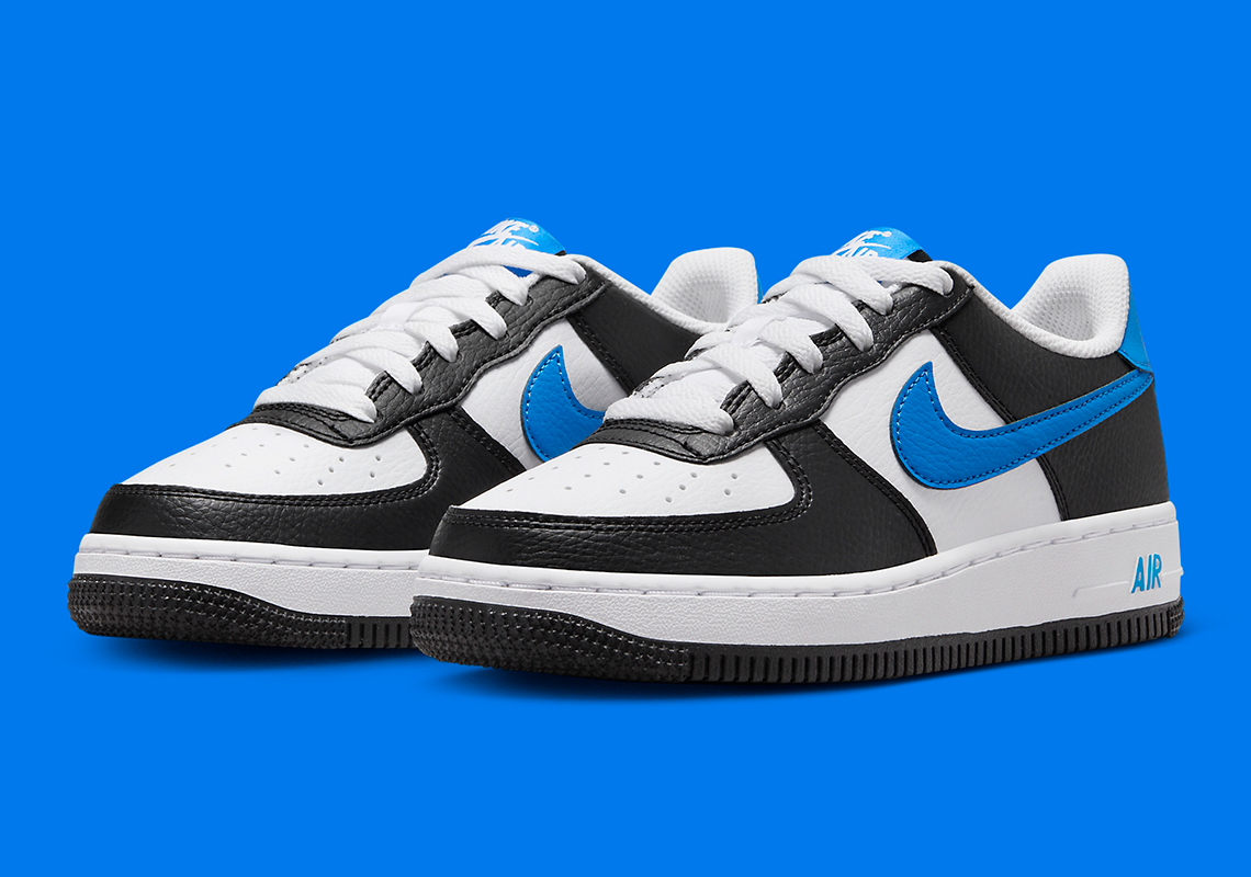 Royal Blue Hues Animate The Nike Air Force 1 Low For Kids