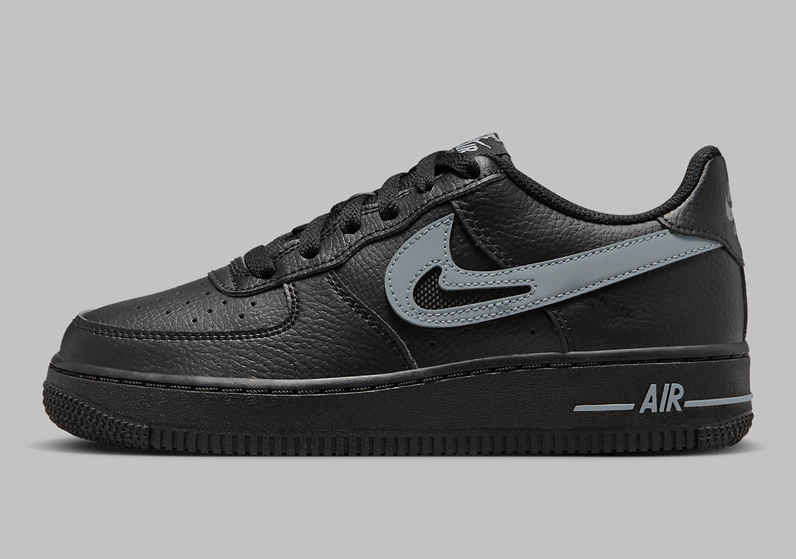 This Kids' Nike Air Force 1 Cuts Swooshes Out Of Swooshes
