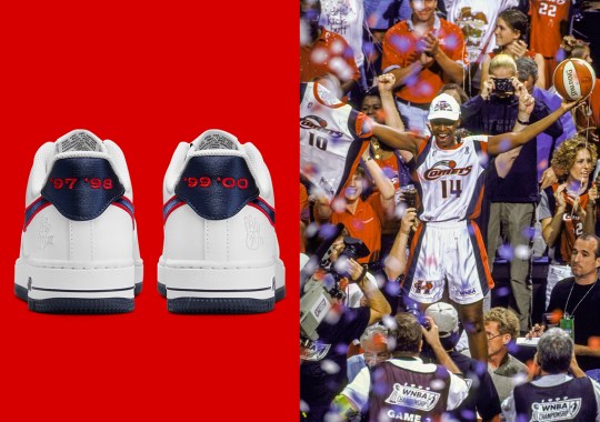 Nike Honors The First WNBA Dynasty With The Air Force 1 “Houston Comets Four-Peat”
