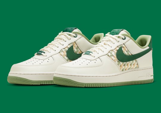 Forest Green Accents Ready Another Nike Air Force 1 Low “NAI-KE”