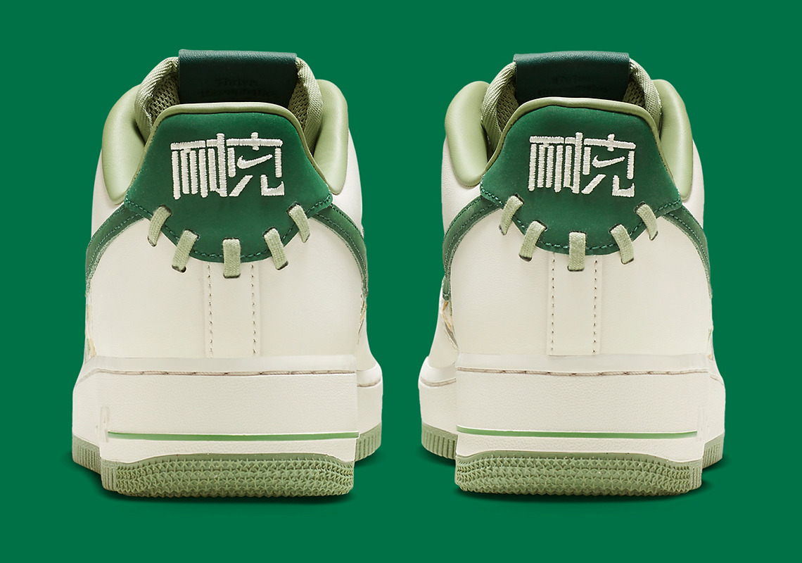 Nike Air Force 1 'Nai-Ke' Green Canvas Release Info - JustFreshKicks