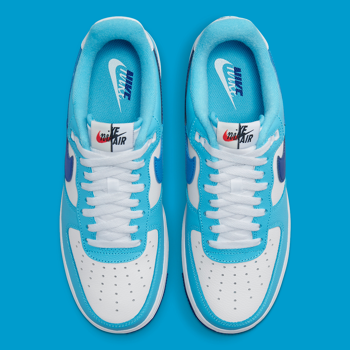 Nike Air Force 1 Low Split “Light Photo Blue” #closerlook #nikesneakers 