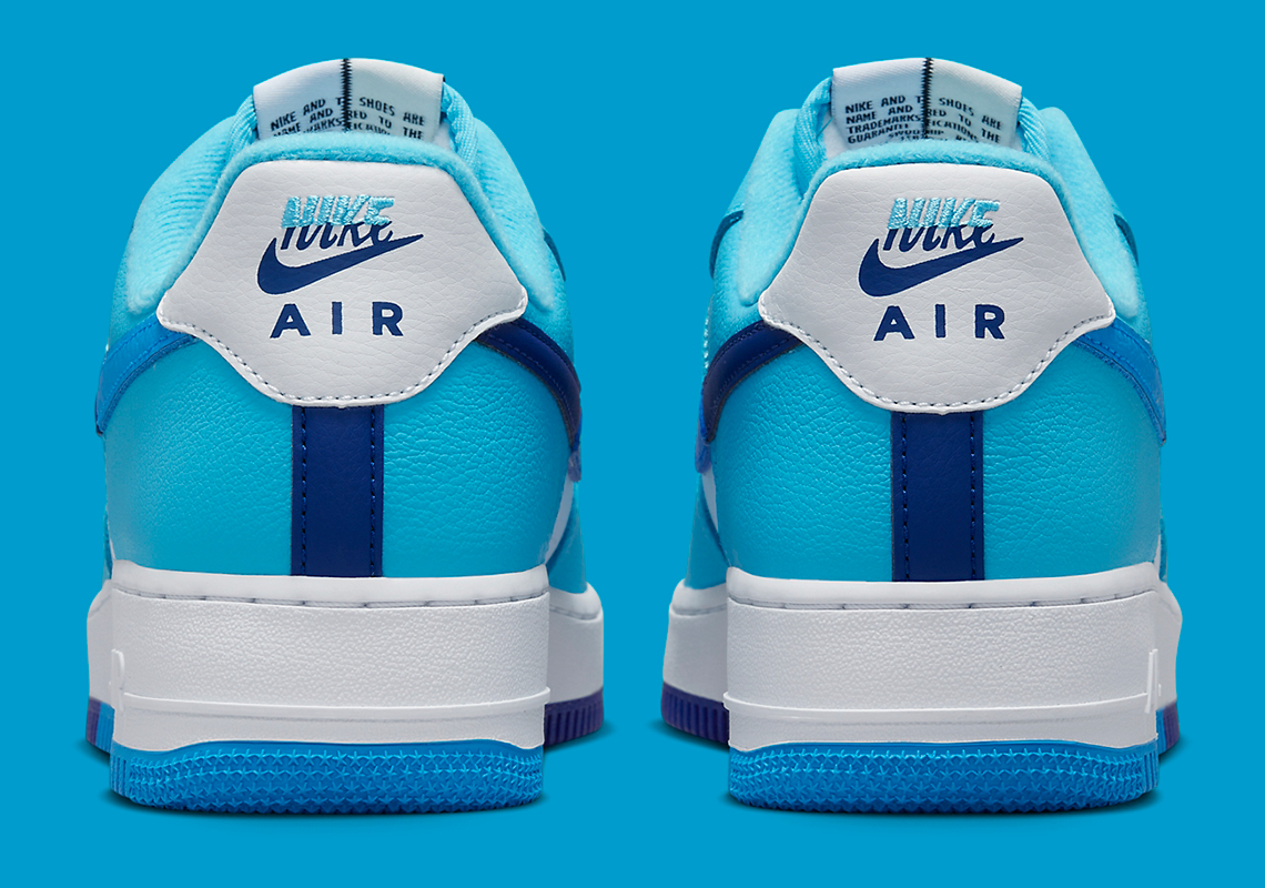 Nike Air Force 1 Low '07 LV8 Split Light Photo Blue DZ2522-100  Men's Size Shoes