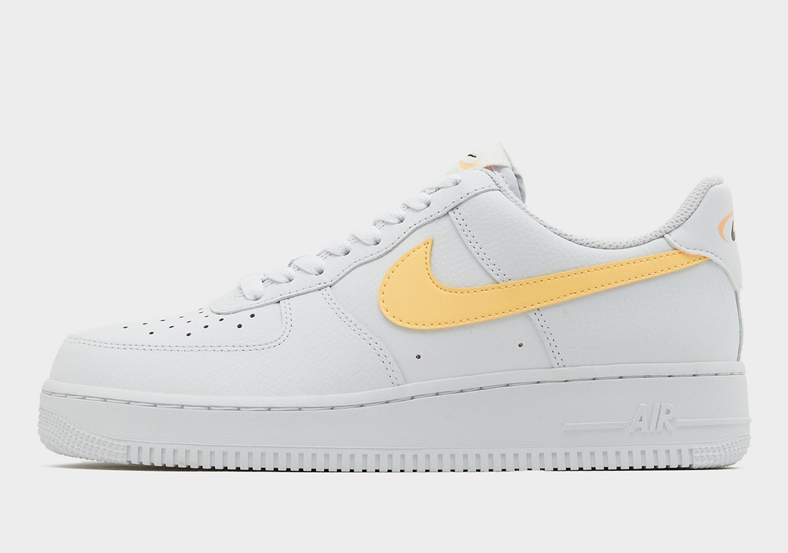 nike air force 1 low white yellow oval swoosh 6