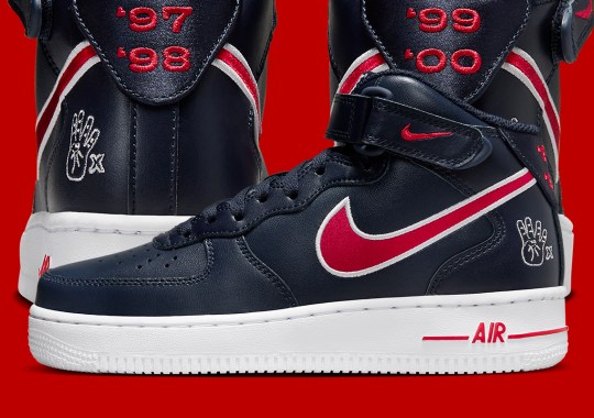 The Houston Comet’s “Four-Peat” Comes Emblazoned On The Nike Air Force 1 Mid
