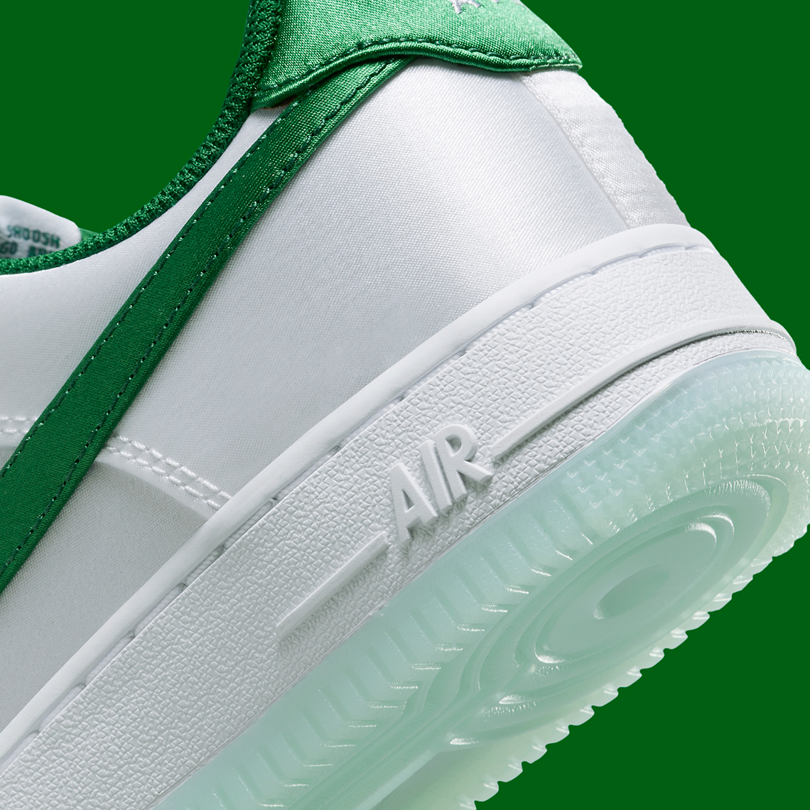 Satin Pine Green: Nike Air Force 1 Low Satin “Pine Green” shoes