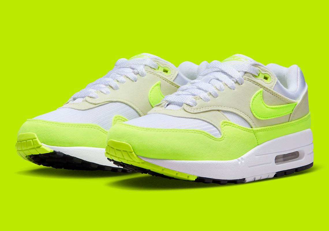 The Nike Air Max 1 "Volt Suede" Gets A Tennis Ball Look