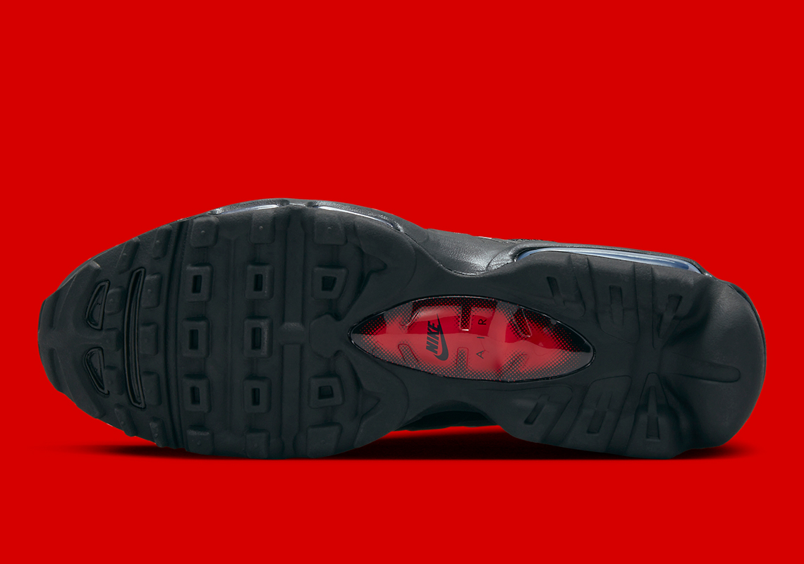 Nike Air Max 95 Ultra Black Red Grey Fn7802 001 6