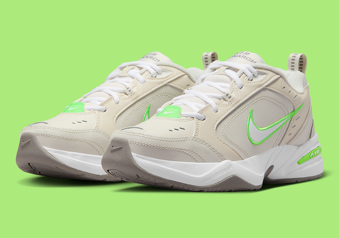 “Impact Green” Animates The Dad-Approved Nike Air Monarch IV