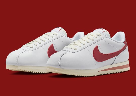 The Nike Cortez Stays Fresh In “White/Red Stardust”