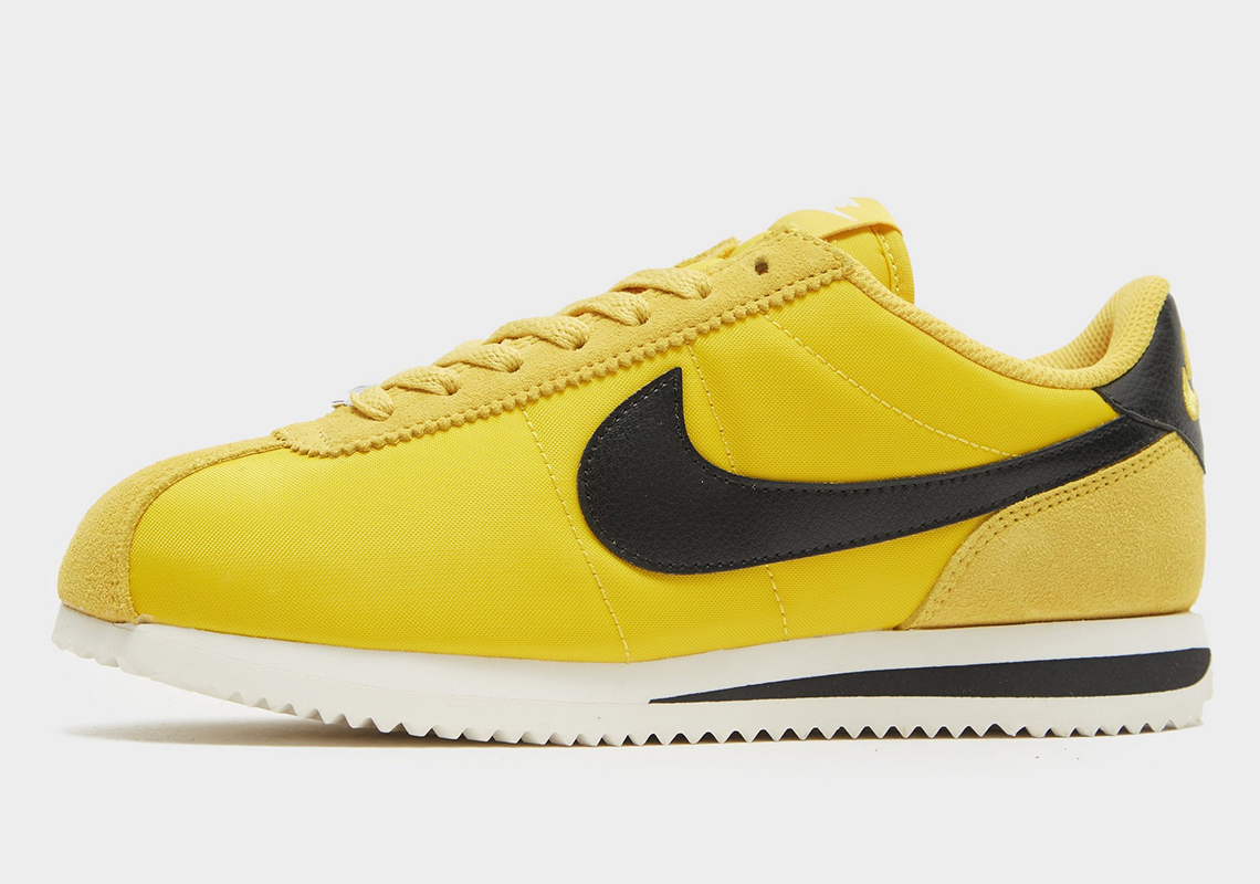 The Nike Cortez Seemingly Channels Bruce Lee's Iconic Yellow And Black Tracksuit