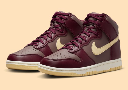 “Plum Eclipse” And “Pale Vanilla” Share This Nike Dunk High