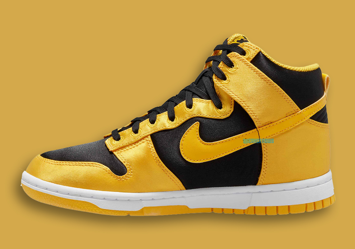 nike dunk high goldenrod