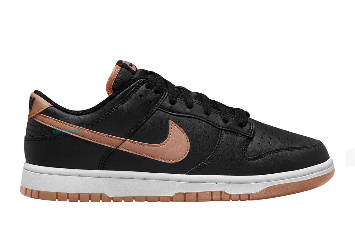 The Nike Dunk Low Keeps It Simple In Black And Tan